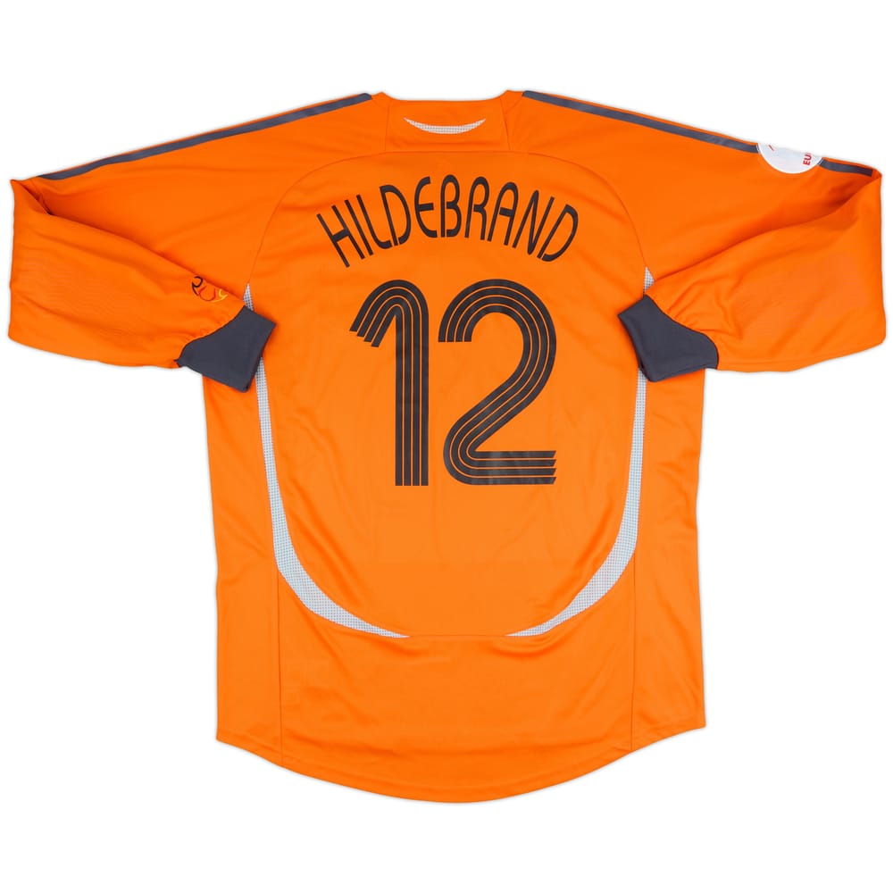 2006-08 Germany Match Issue Signed European Championship Qualifiers GK Shirt Hildebrand #12