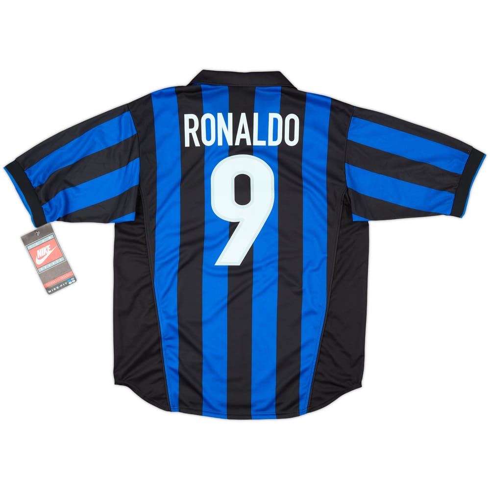1998-99 Inter Milan Home Shirt Ronaldo #9 (M)