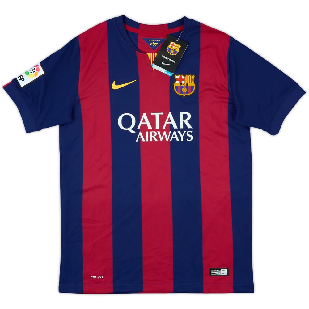2014-15 Barcelona Home Shirt (XL.Boys)