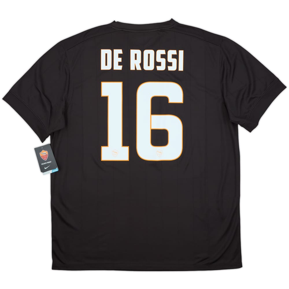 2017-18 Roma Third Shirt De Rossi #16 (XL)