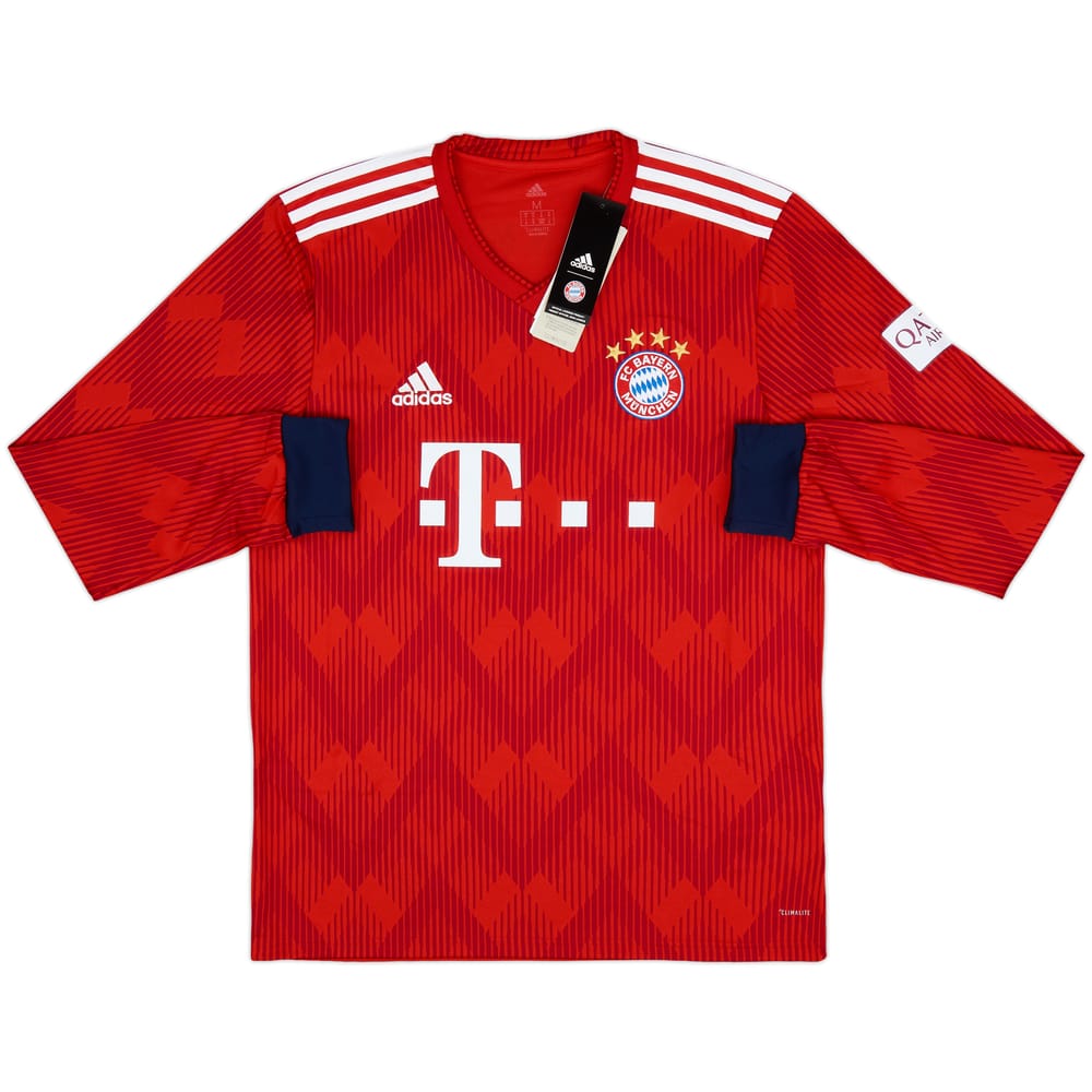 2018-19 Bayern Munich Home L/S Shirt (M)