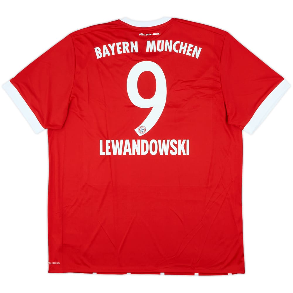 2017-18 Bayern Munich Home Shirt Lewandowski #9 (XL)
