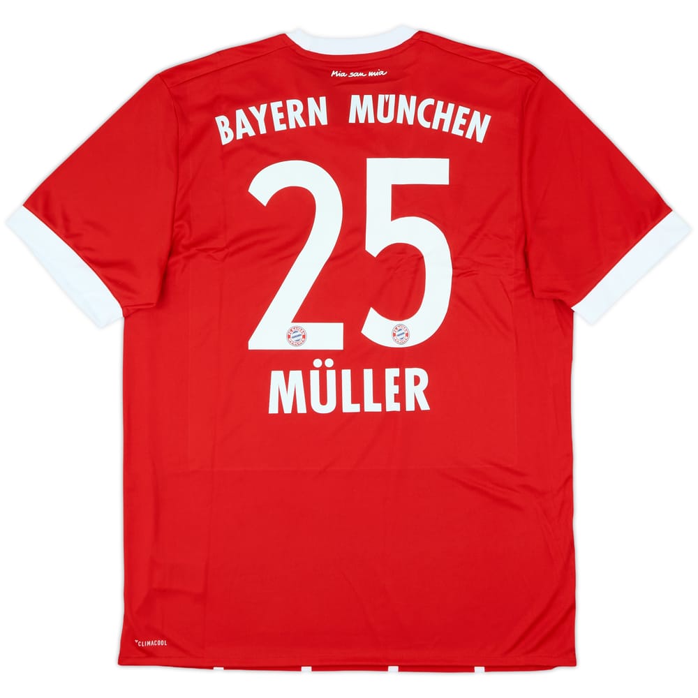 2017-18 Bayern Munich Home Shirt Muller #25 (L)