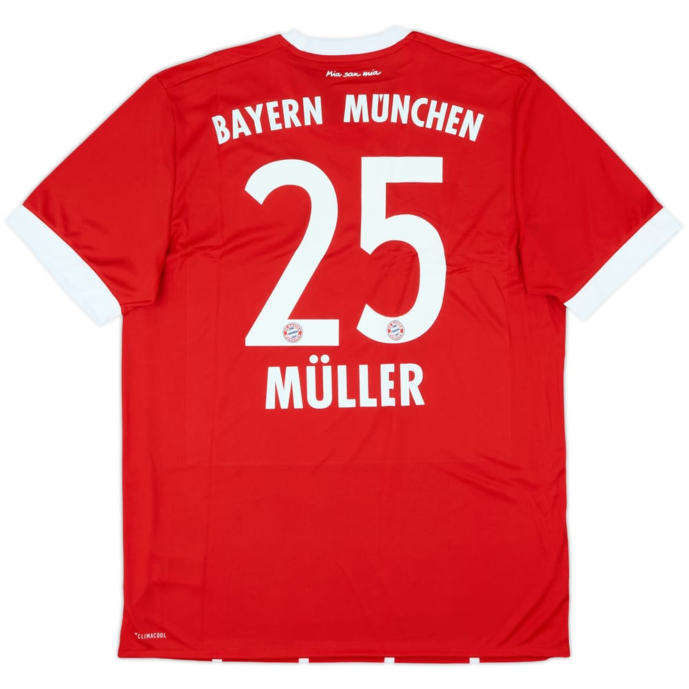 2017-18 Bayern Munich Home Shirt Muller #25 (L)