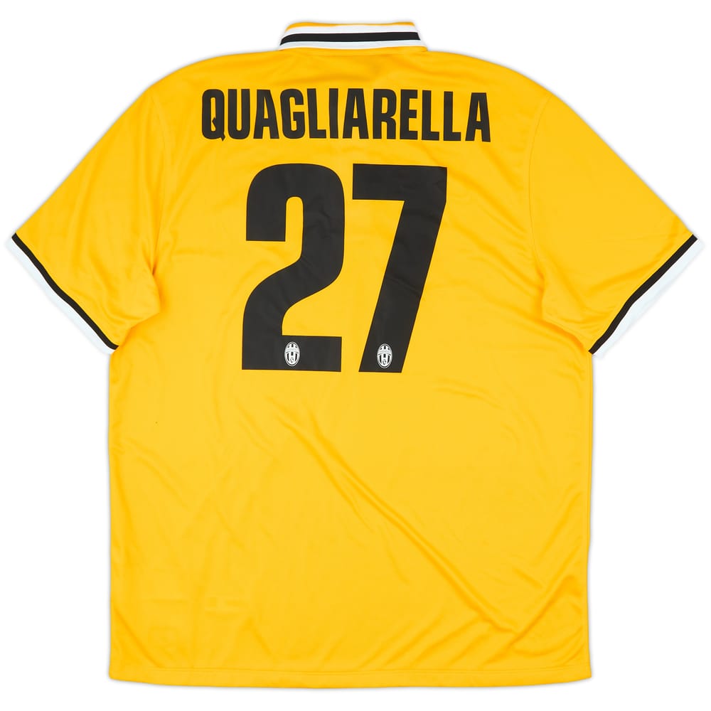 2013-14 Juventus Away Shirt Quagliarella #27 (XL)