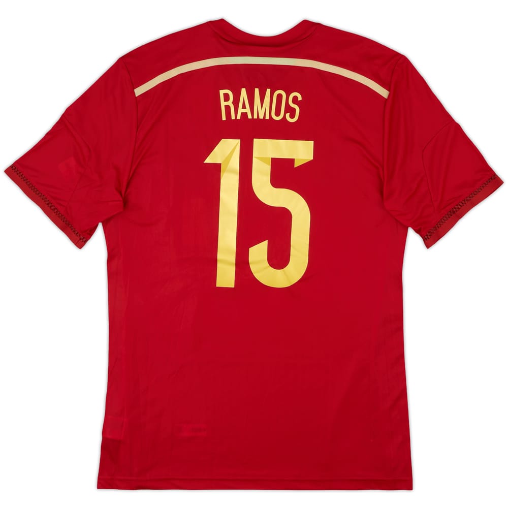 2013-15 Spain Authentic Home Shirt Ramos #15 (XL)