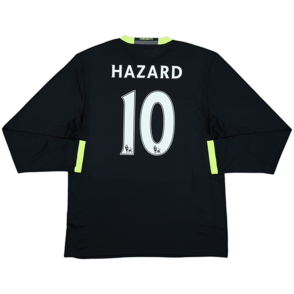 2016-17 Chelsea Away L/S Shirt Hazard #10 (L)
