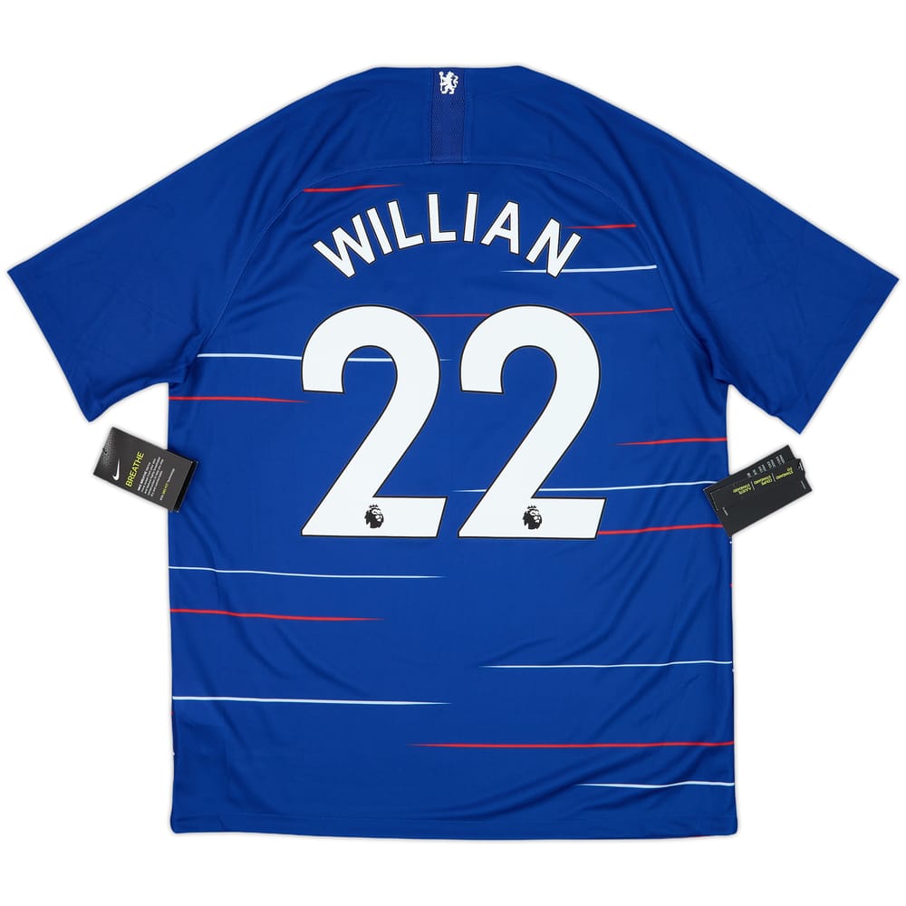 2018-19 Chelsea Home Shirt Willian #22 (L)