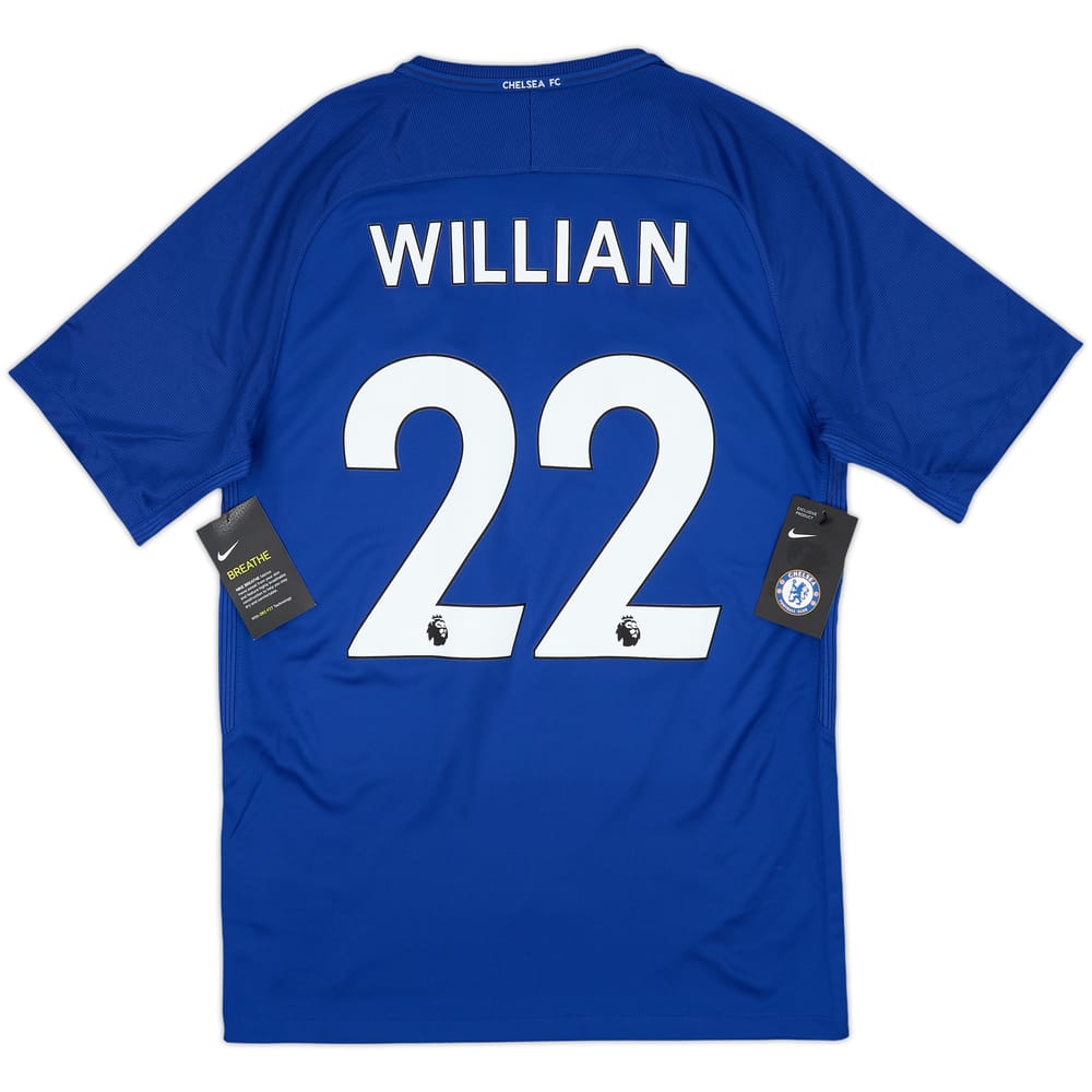 2017-18 Chelsea Home Shirt Willian #22 (M)