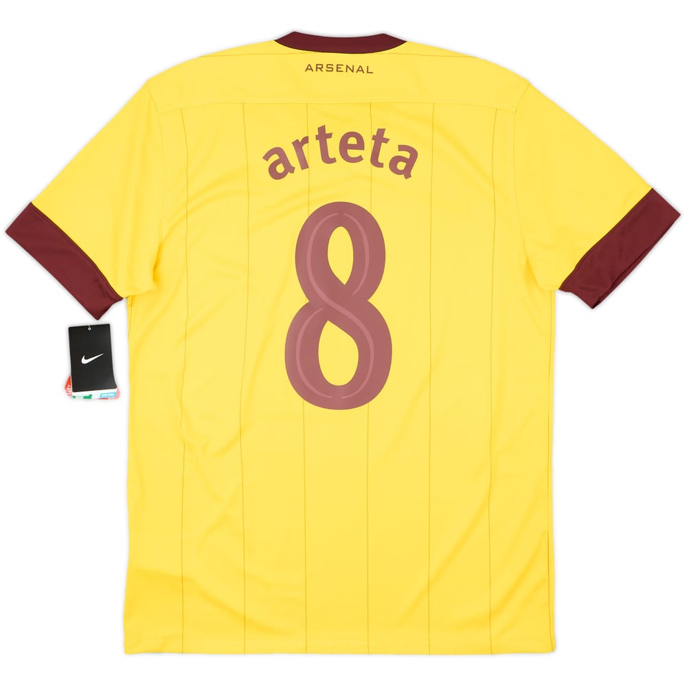 2010-13 Arsenal Away Shirt Arteta #8 (M)