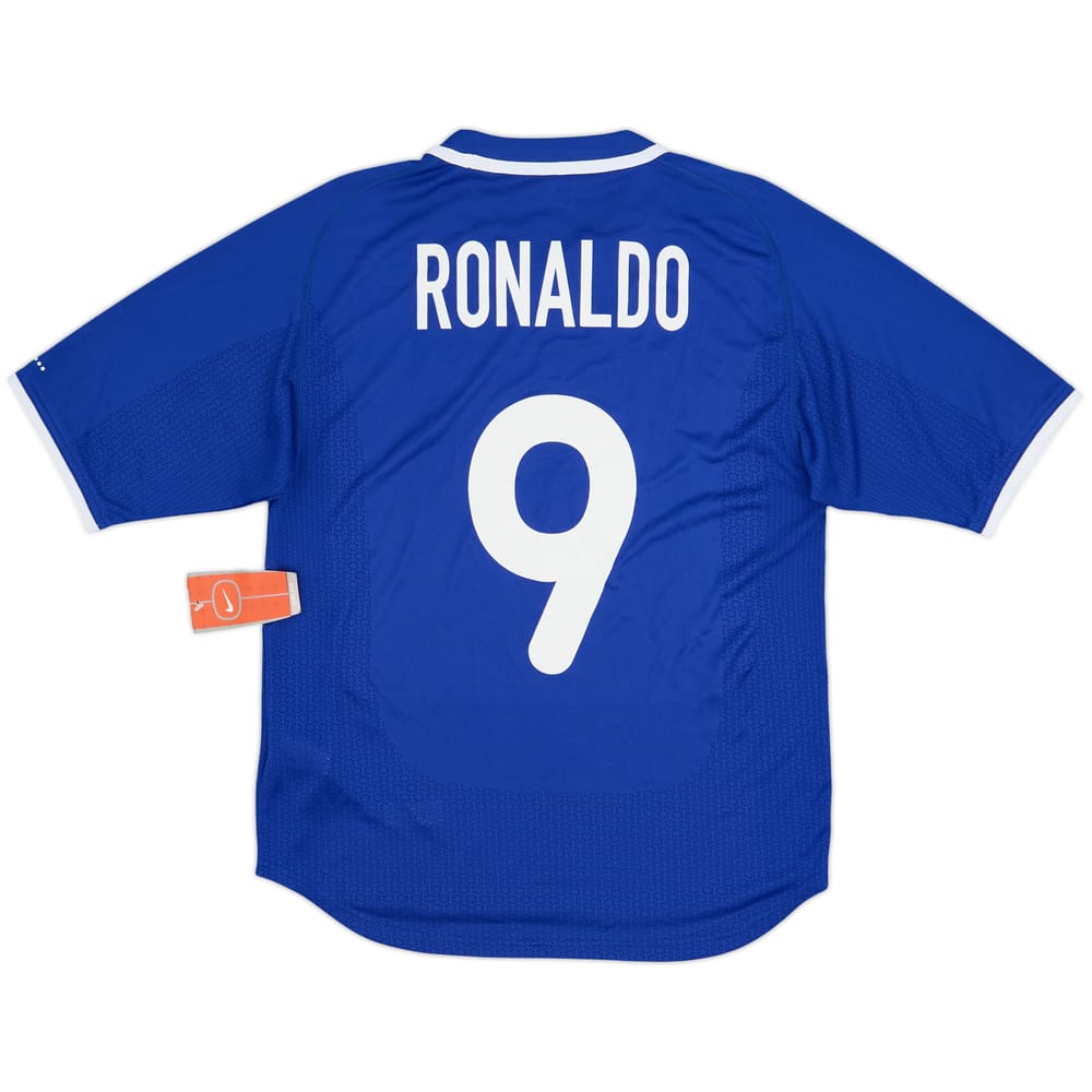 2000-02 Brazil Away Shirt Ronaldo #9 (S)