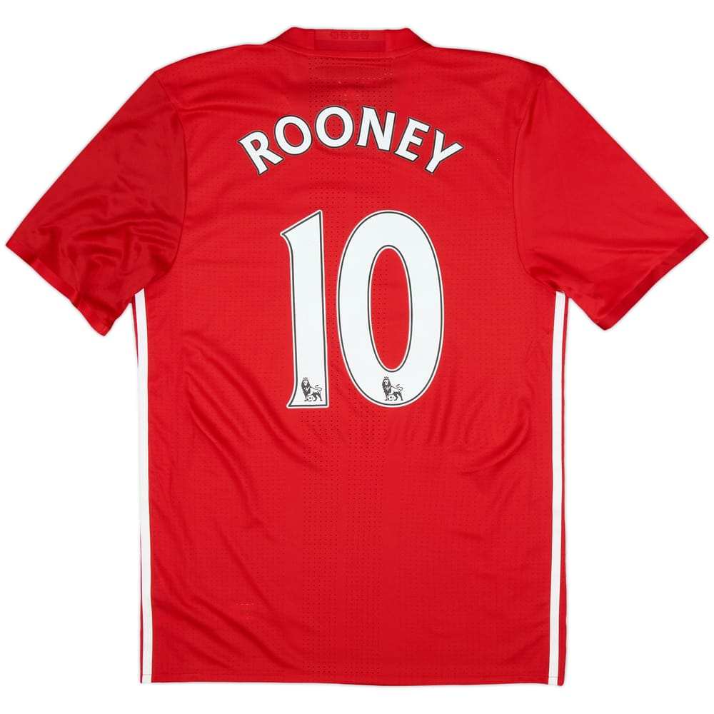 2016-17 Manchester United Player Issue Home Shirt Rooney #10 (M/L)