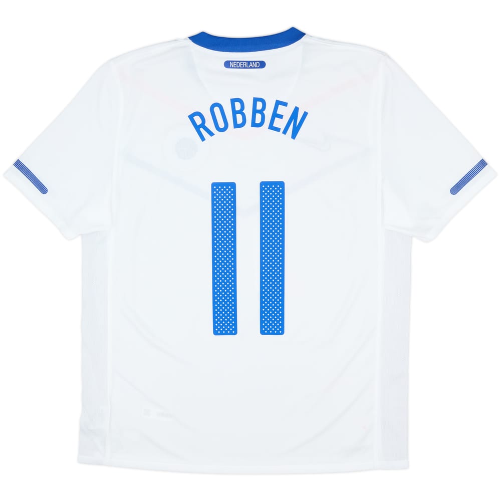 2010-11 Netherlands Away Shirt Robben #11 (L)