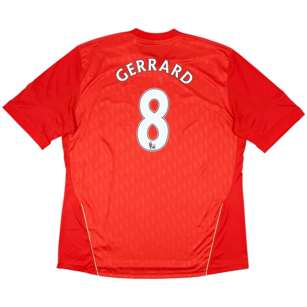 2010-12 Liverpool Home Shirt Gerrard #8 (3XL)