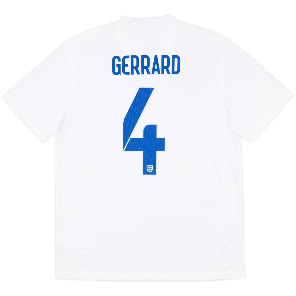 2014-15 England Home Shirt Gerrard #4 (L)