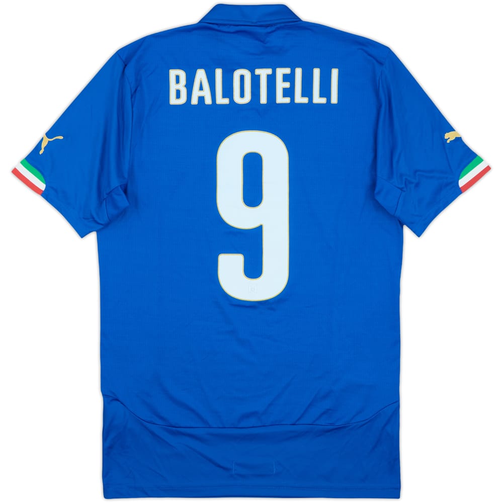 2014-15 Italy Home Shirt Balotelli #9 (M)