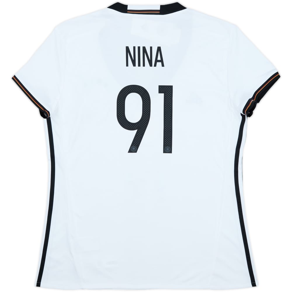 2015-16 Germany Home Shirt Nina #91 (XL)