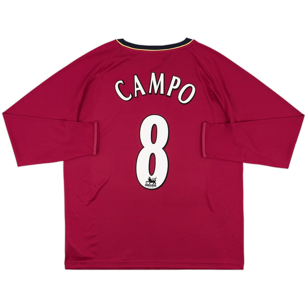 2007-08 Bolton Third L/S Shirt Campo #8 (XL)