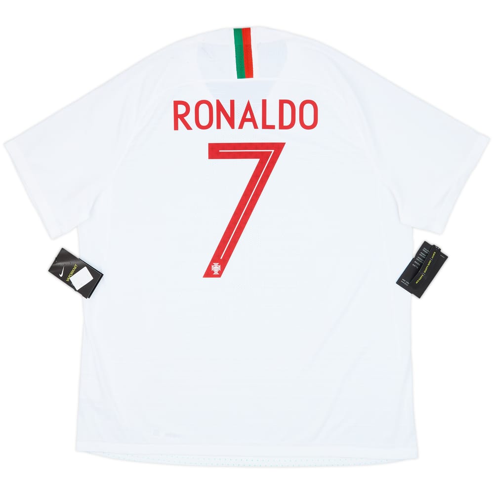 2018-19 Portugal Authentic Away Shirt Ronaldo #7 (XXL)