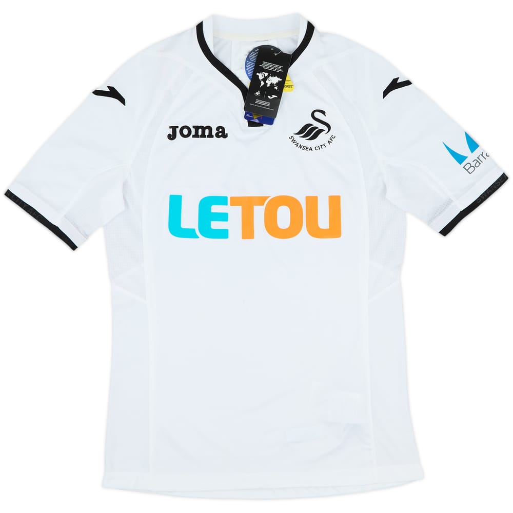2017-18 Swansea Home Shirt (S)