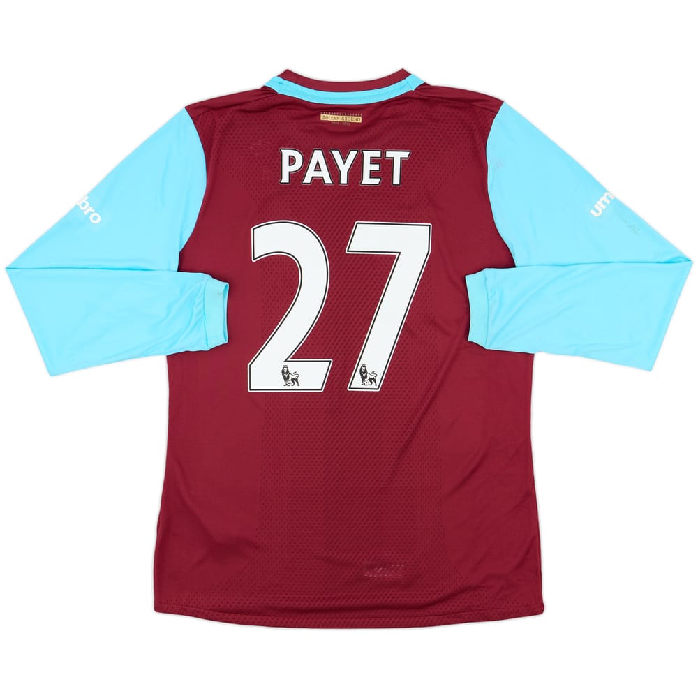 2015-16 West Ham 'Boleyn' Home L/S Shirt Payet #27 (M)