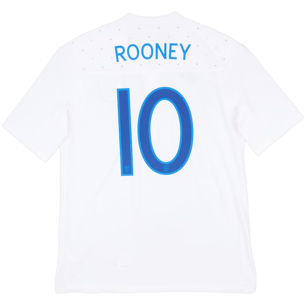 2010-11 England Home Shirt Rooney #10 (L)