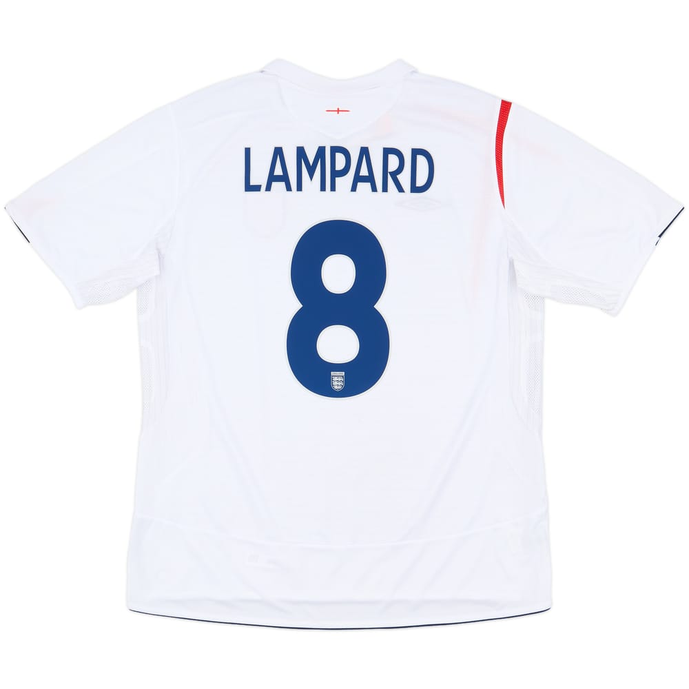 2005-07 England Home Shirt Lampard #8 (XL)