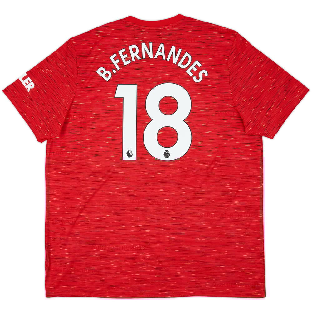2020-21 Manchester United Home Shirt B.Fernandes #18 (XXL)