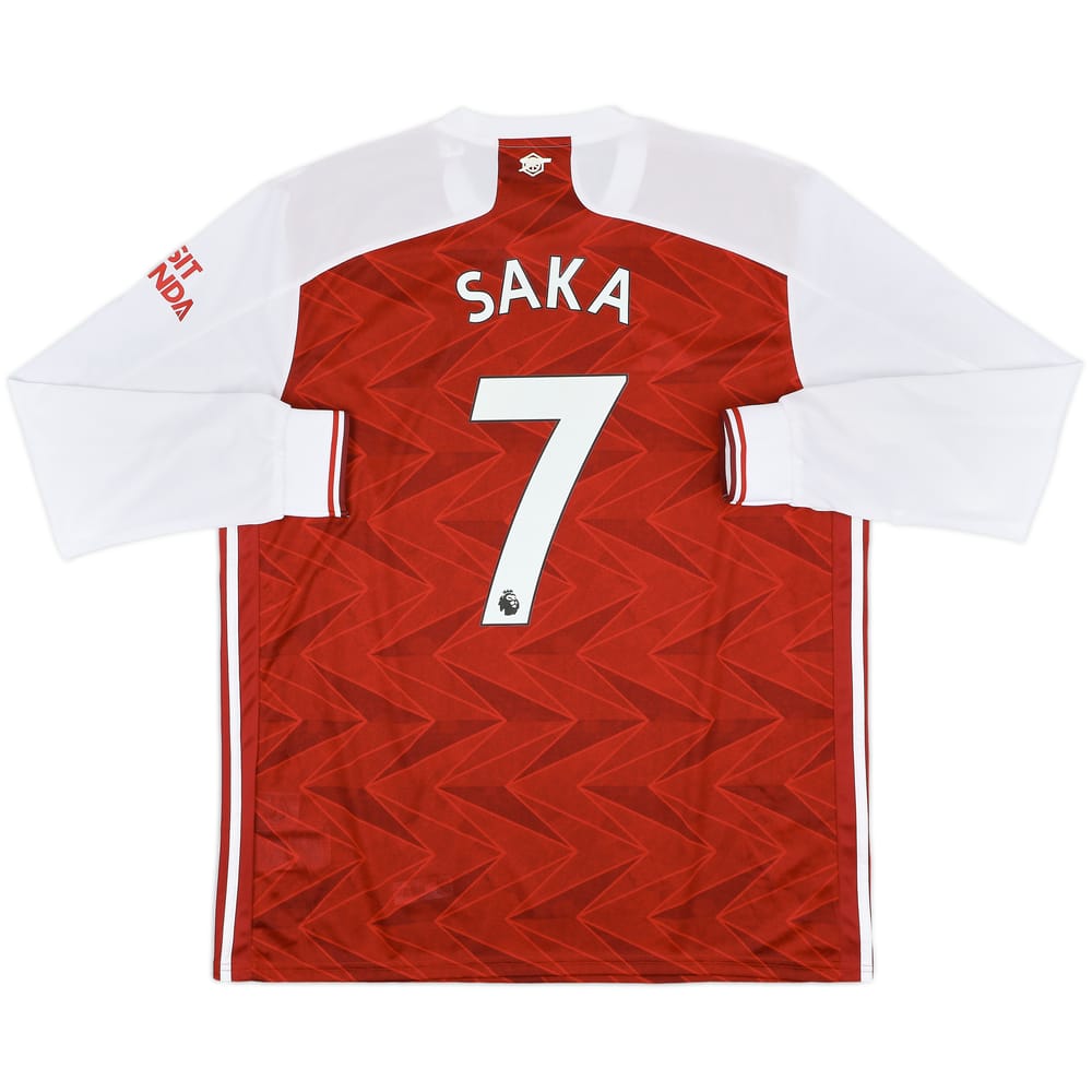 2020-21 Arsenal Home L/S Shirt Saka #7 (XL)