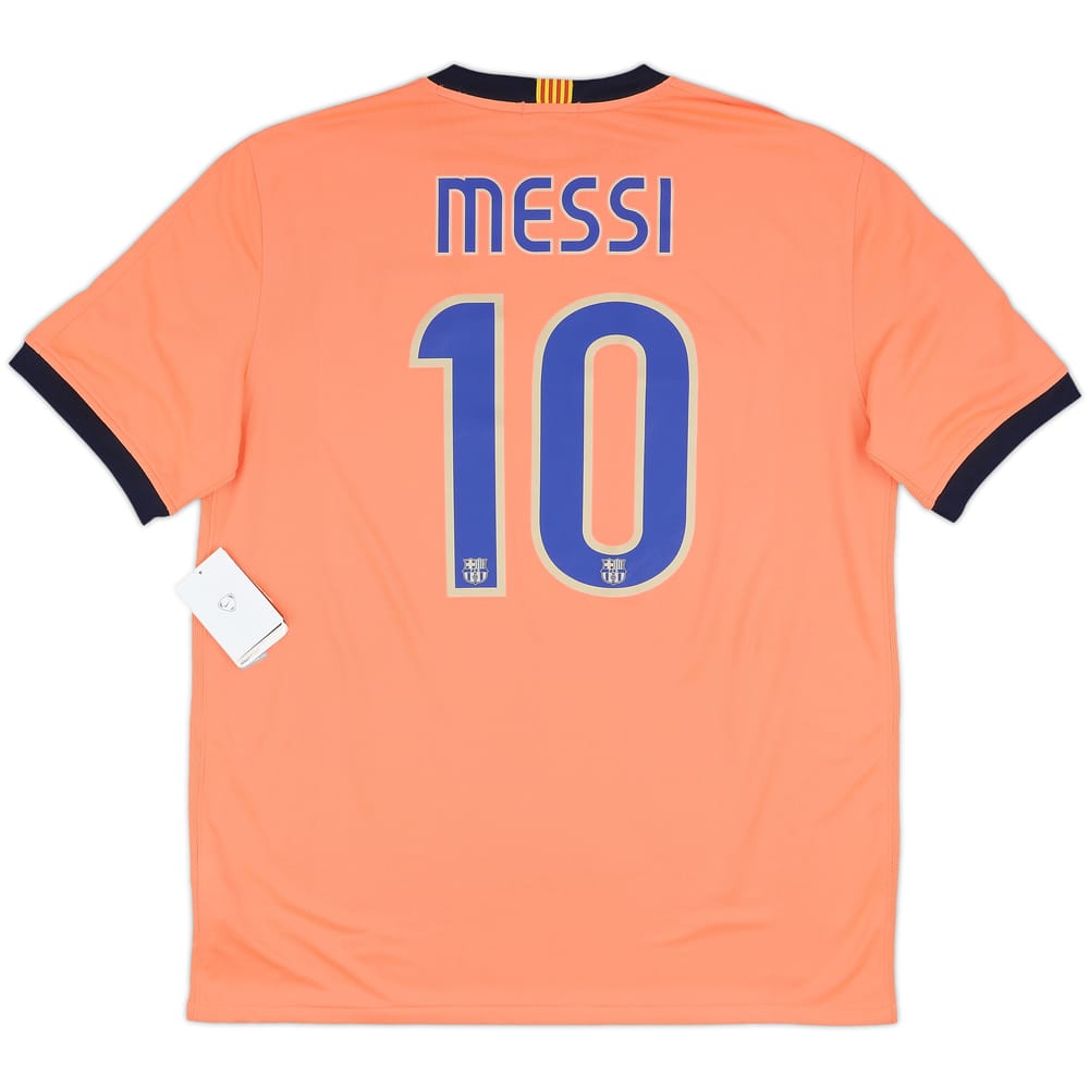 2009-10 Barcelona Away Shirt Messi #10 (XL)