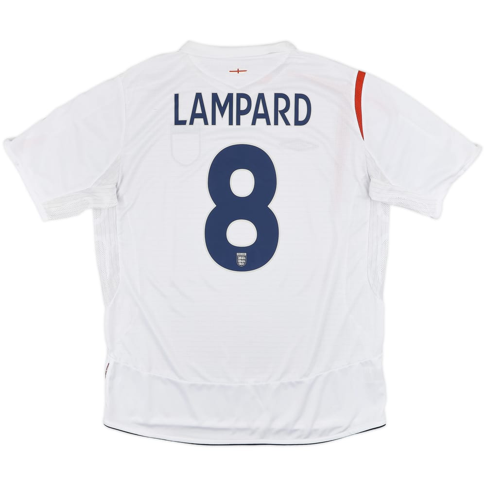 2005-07 England Home Shirt Lampard #8 (XL)