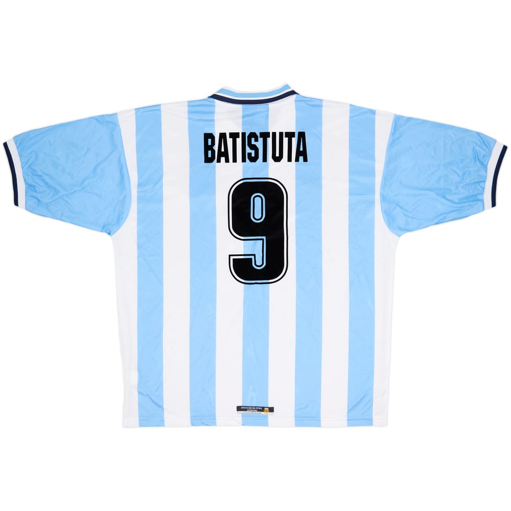 1999-00 Argentina Home Shirt Batistuta #9 (XL)