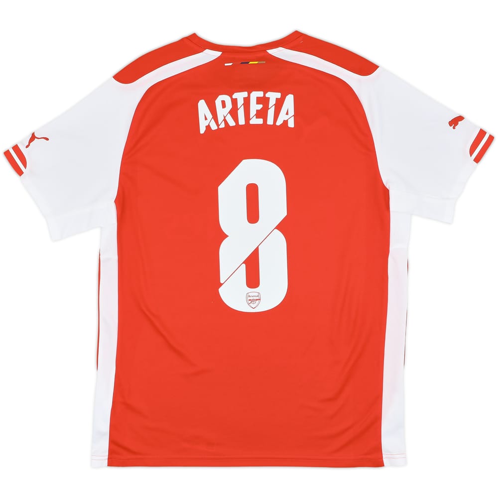 2014-15 Arsenal Home Shirt Arteta #8 (L)