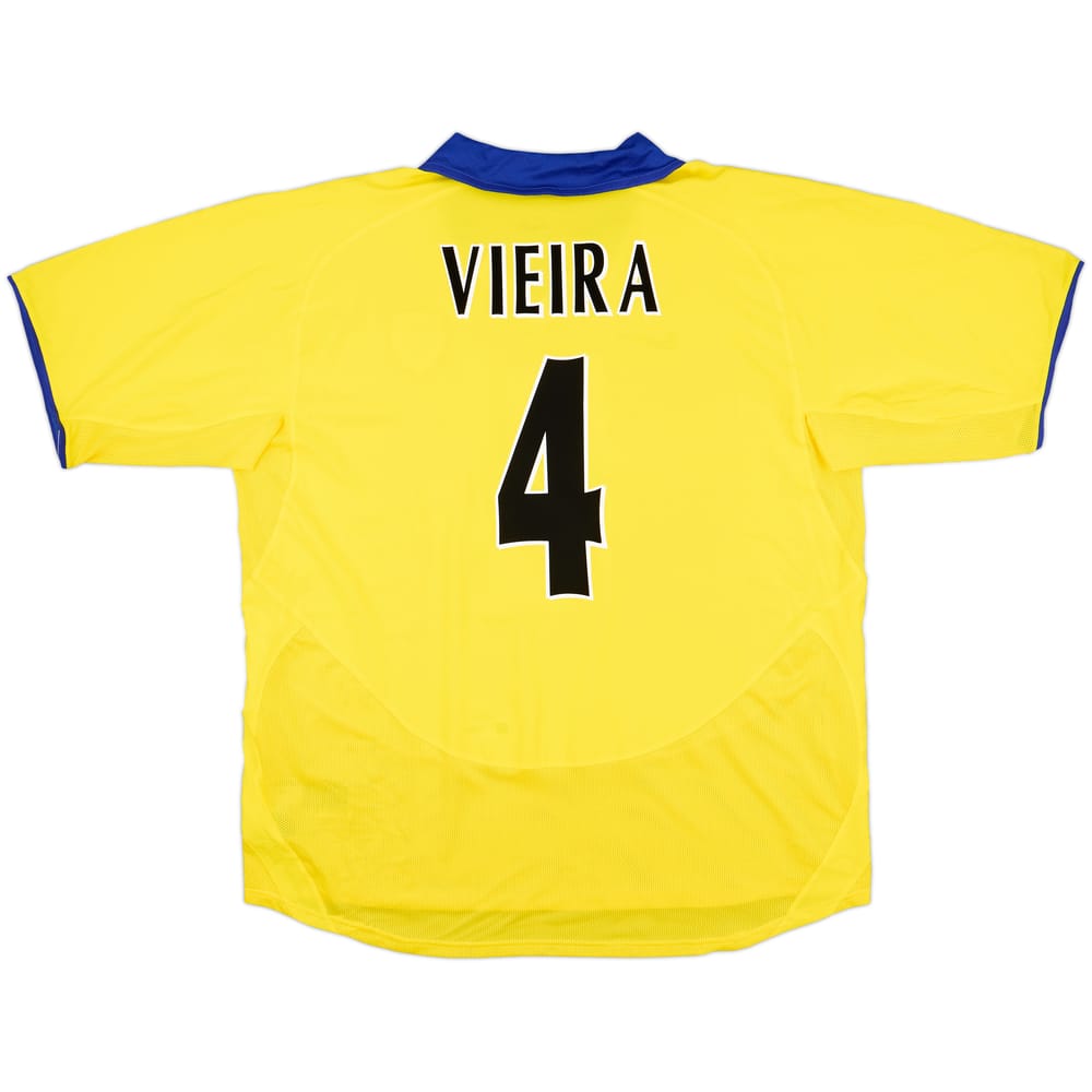 2003-05 Arsenal Away Shirt Vieira #4 (XXL)