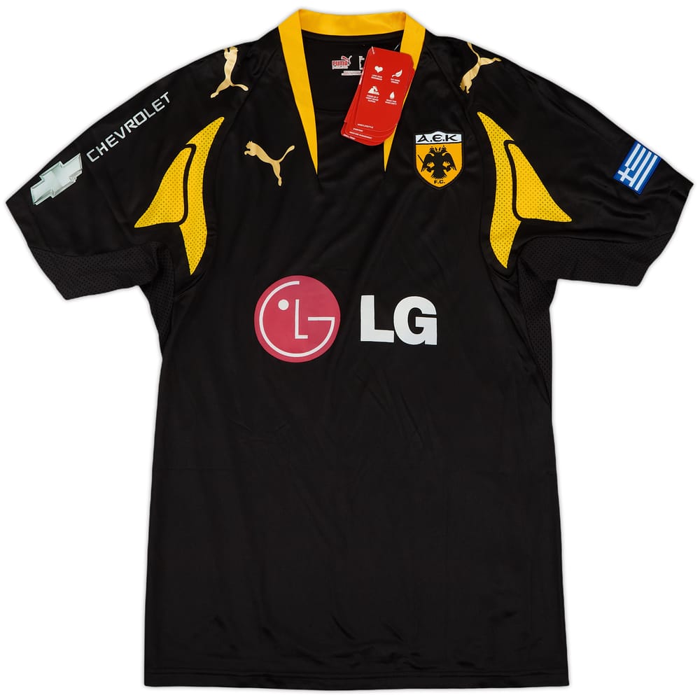 2007-08 AEK Athens Away Shirt (S)