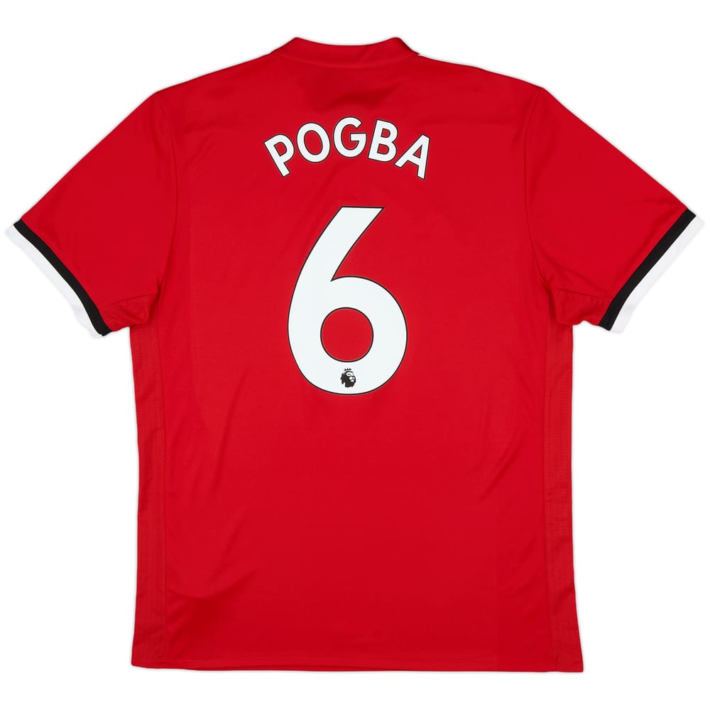 2017-18 Manchester United Home Shirt Pogba #6 (L)