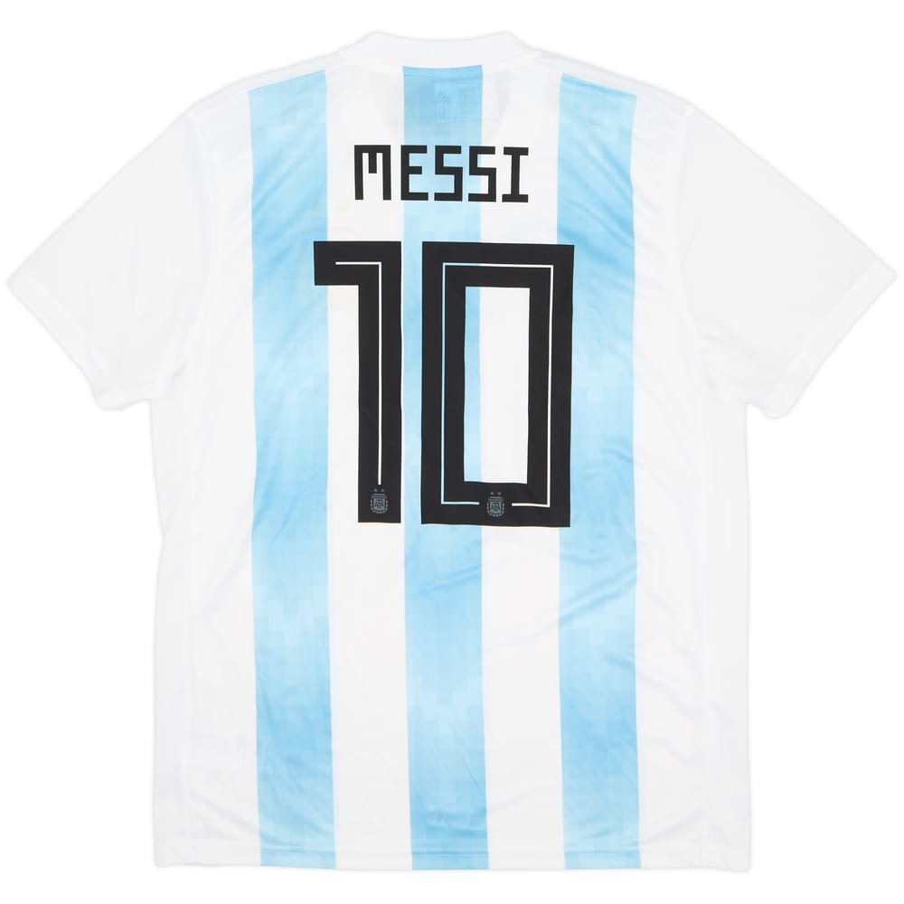 2018-19 Argentina Home Shirt Messi #10 (L)