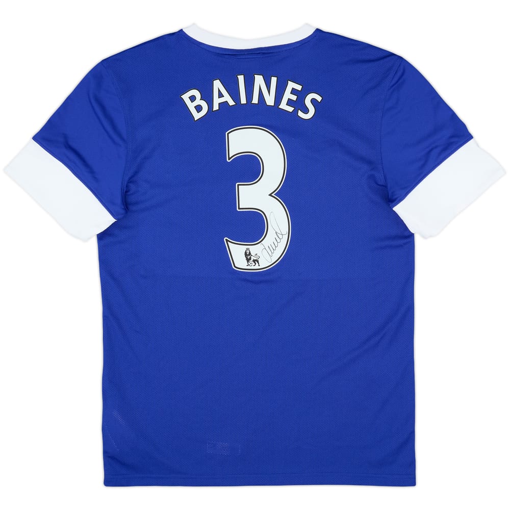 2012-13 Everton Home Shirt Baines #3 - 8/10 - (M)