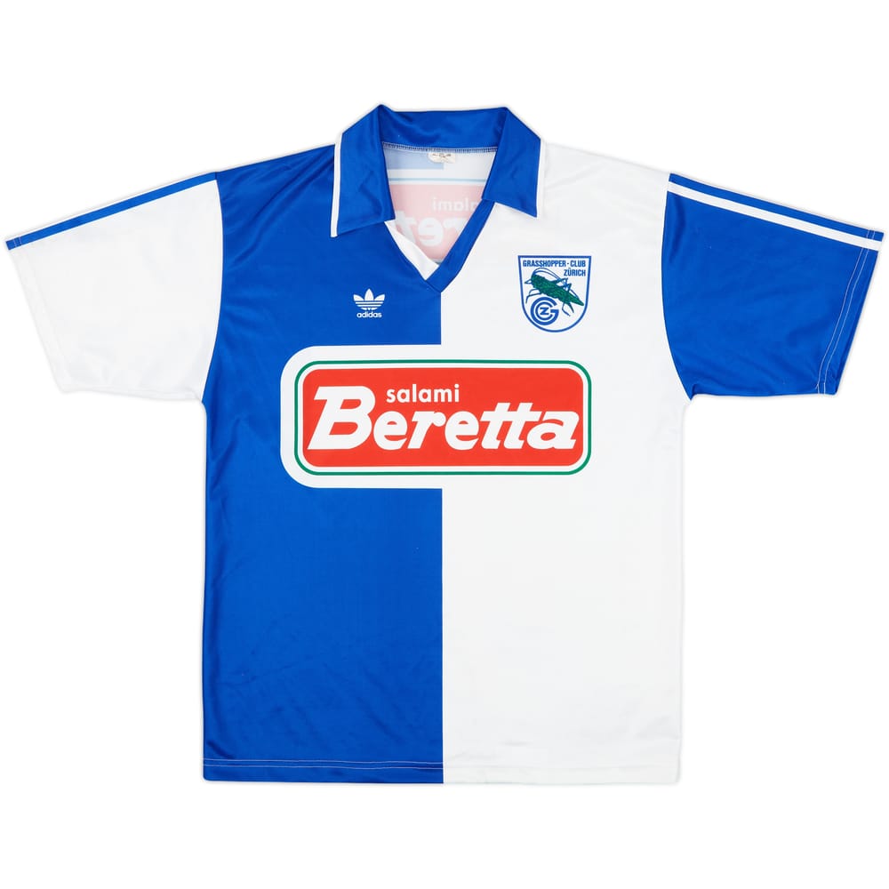 1994-95 Grasshoppers Signed Home Shirt - 8/10 - (S)