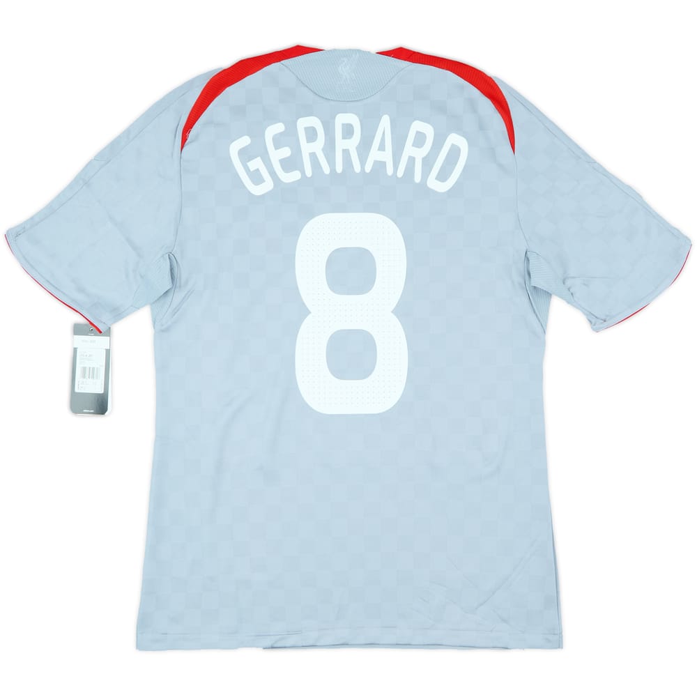 2008-09 Liverpool Away Shirt Gerrard #8 (M)