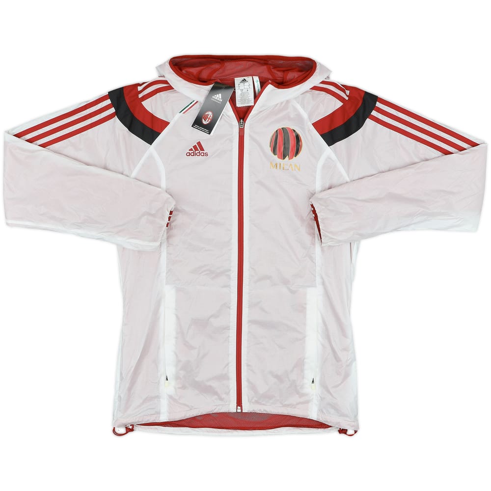 2014-15 AC Milan adidas Hooded Rain Jacket (S)