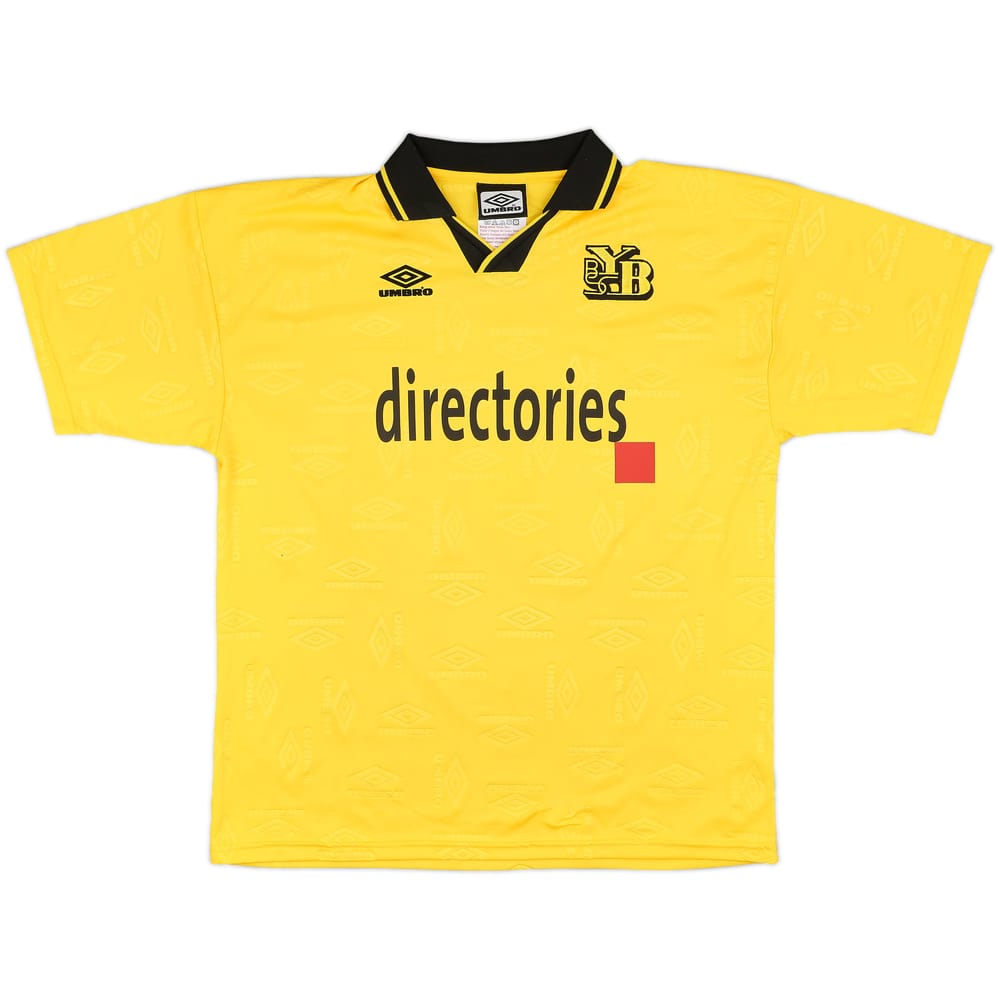 2000-01 Young Boys Signed Home Shirt - 8/10 - (L)