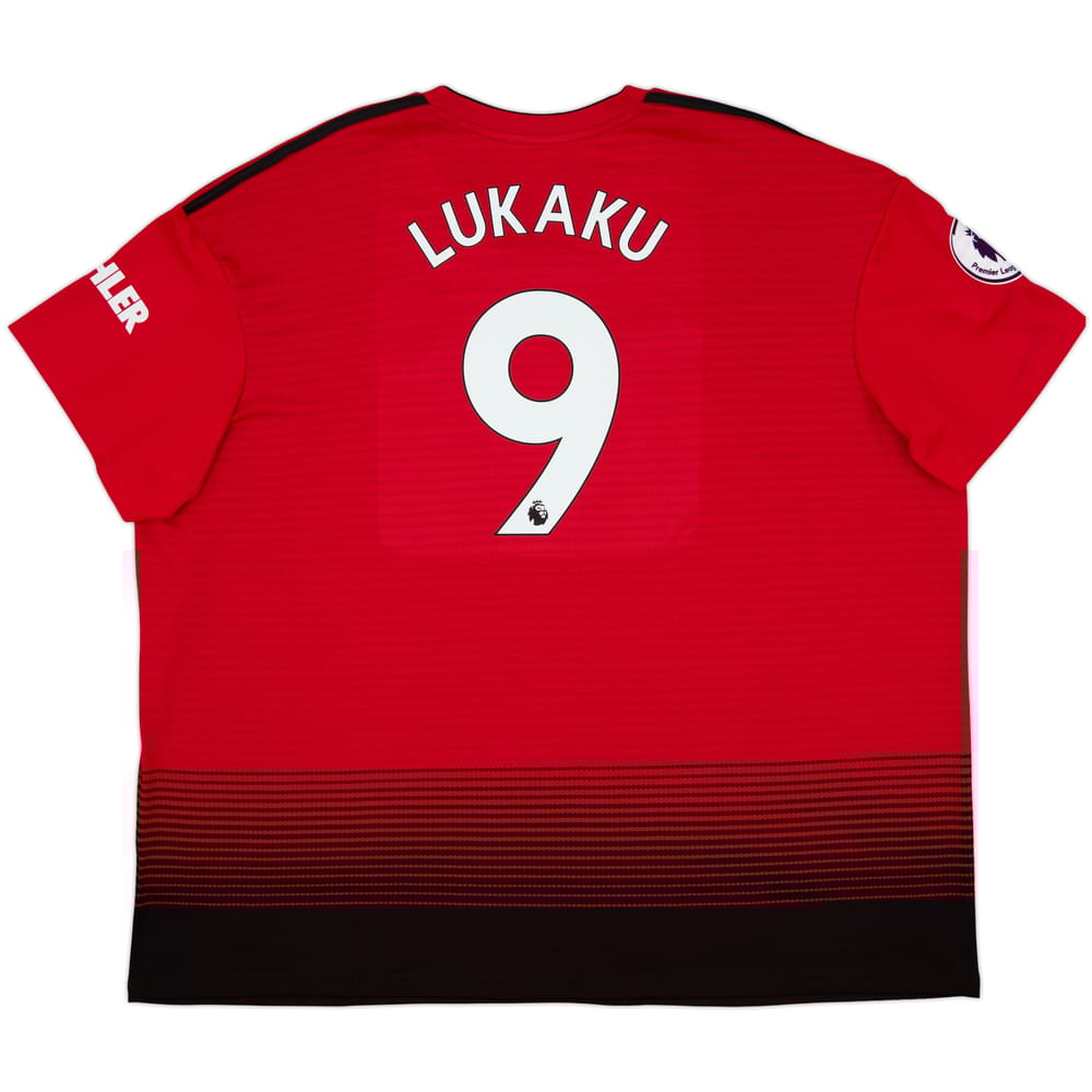 2018-19 Manchester United Home Shirt Lukaku #9 - 10/10 - (4XL)
