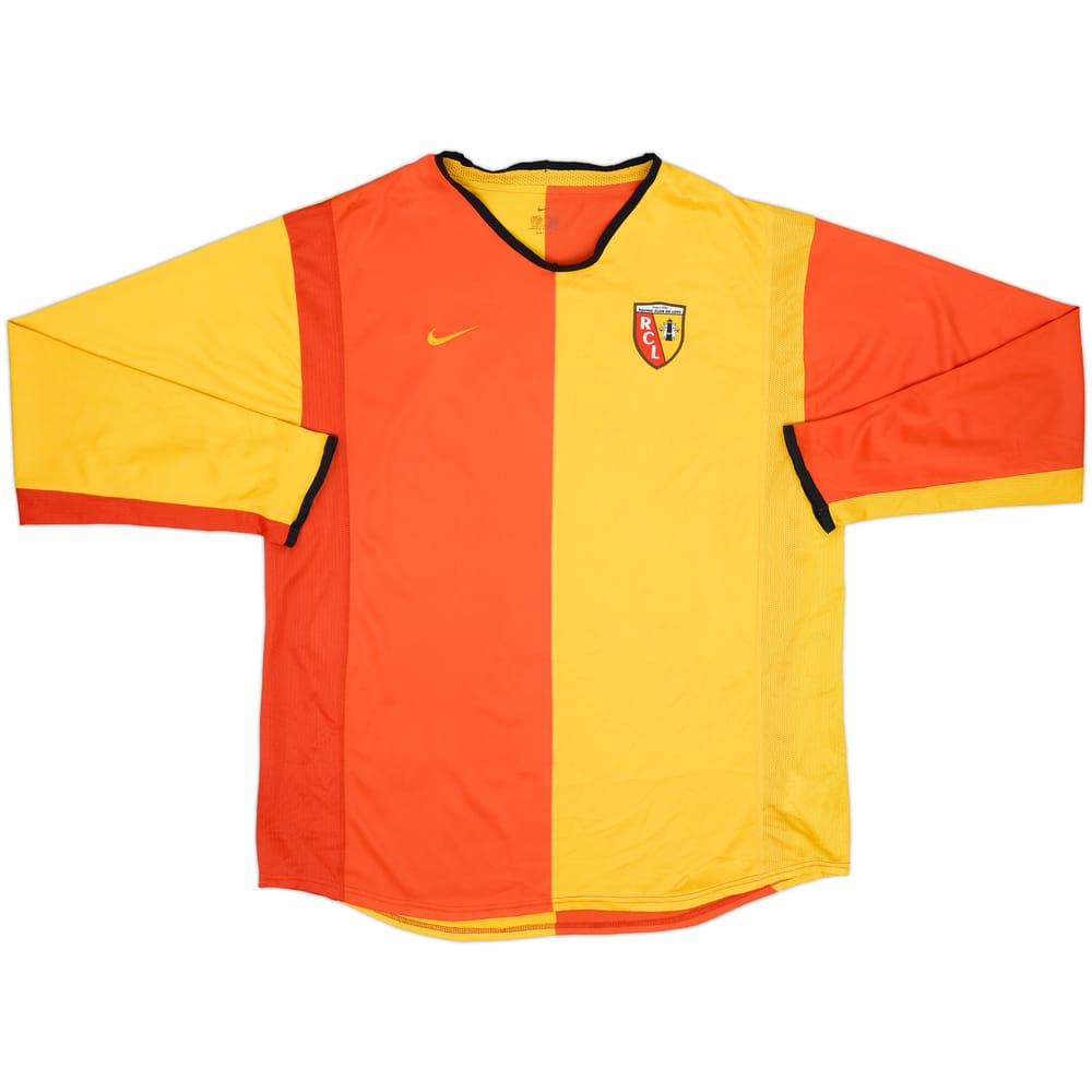 2001-02 Lens Player Issue Home L/S Shirt - 7/10 - (XL)