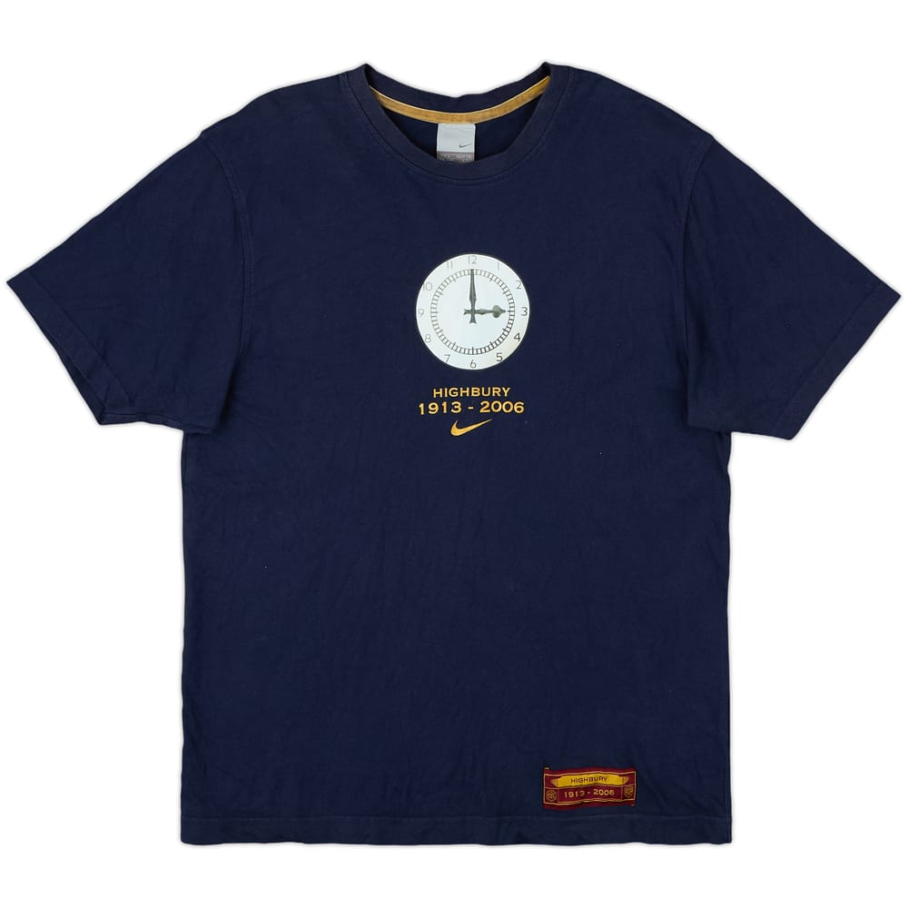 2005-06 Arsenal Nike 'Highbury' Graphic Tee - 7/10 - (M)