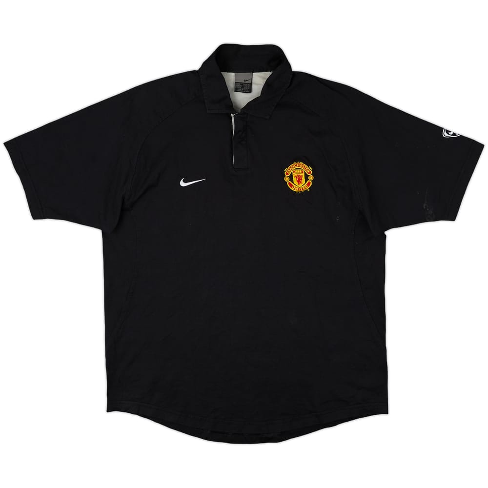 2003-04 Manchester United Nike Polo Shirt - 8/10 - (L)