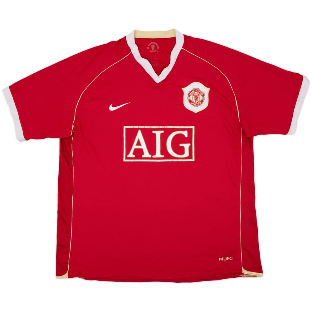 2006-07 Manchester United Home Shirt - 5/10 - (XL)
