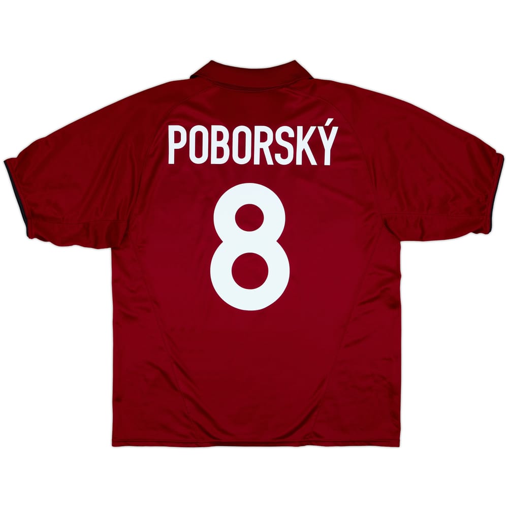 2004-05 Sparta Prague Home Shirt Poborsky #8 - 8/10 - (L)