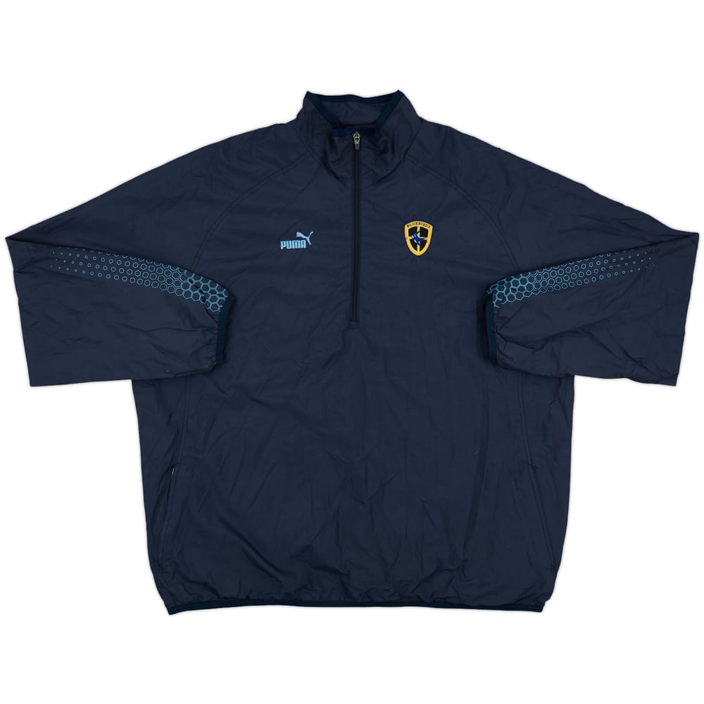 2003-04 Cardiff Puma 1/4 Zip Track Jacket - 8/10 - (XXL)