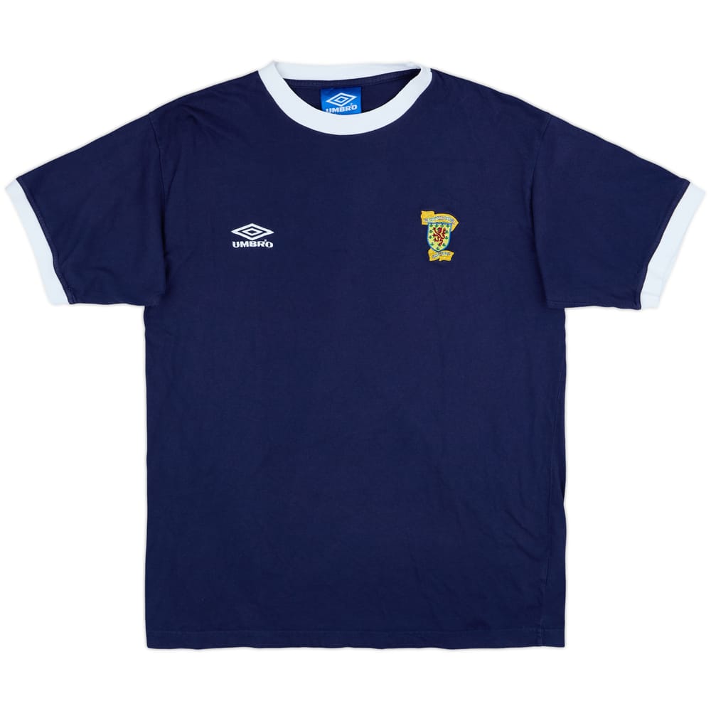 1991-93 Scotland Umbro Cotton Tee - 9/10 - (L)
